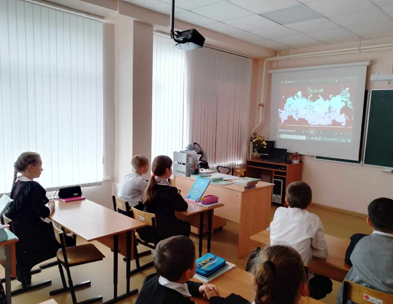 Показ ролика про выставку &amp;quot;Россия&amp;quot;.